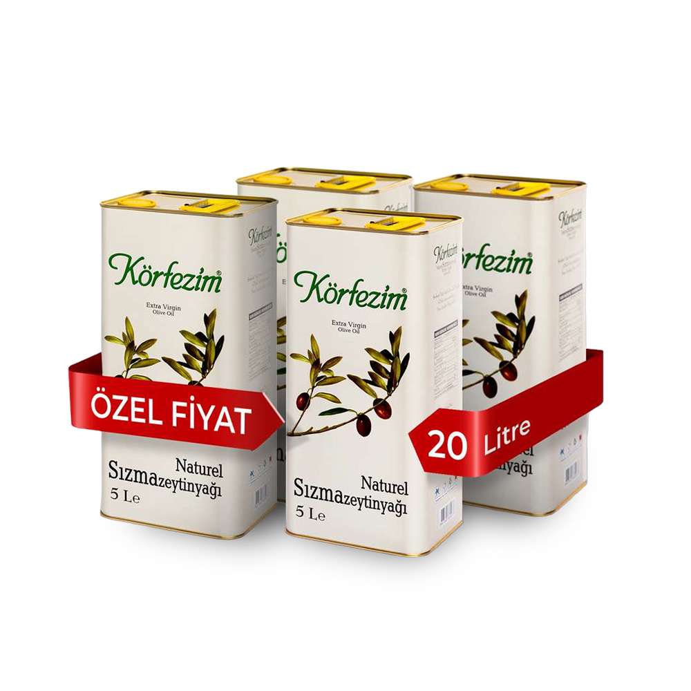 Körfezim Naturel Sızma Zeytinyağı 20 Litre