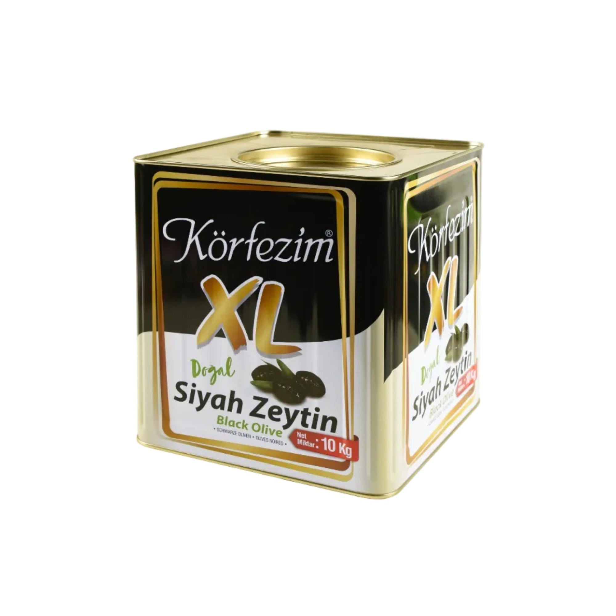 Körfezim Siyah Gemlik Zeytini Ekstra İri - (XL) - 10 Kg (Kalibre: 201-230)