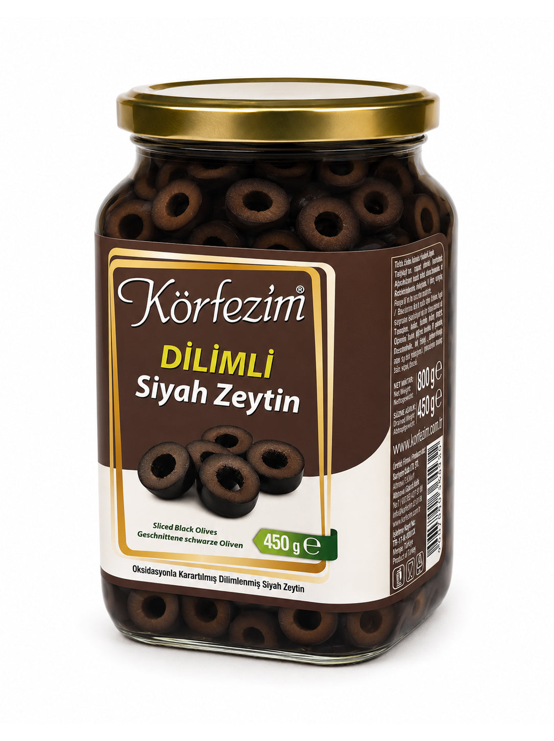 Körfezim Siyah Dilimli Zeytin  - 450 Gr
