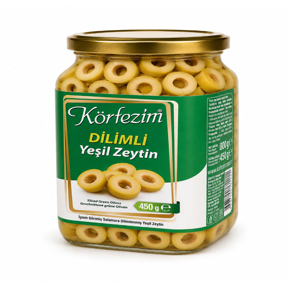 Körfezim Yeşil Dilimli Zeytin  - 450 Gr