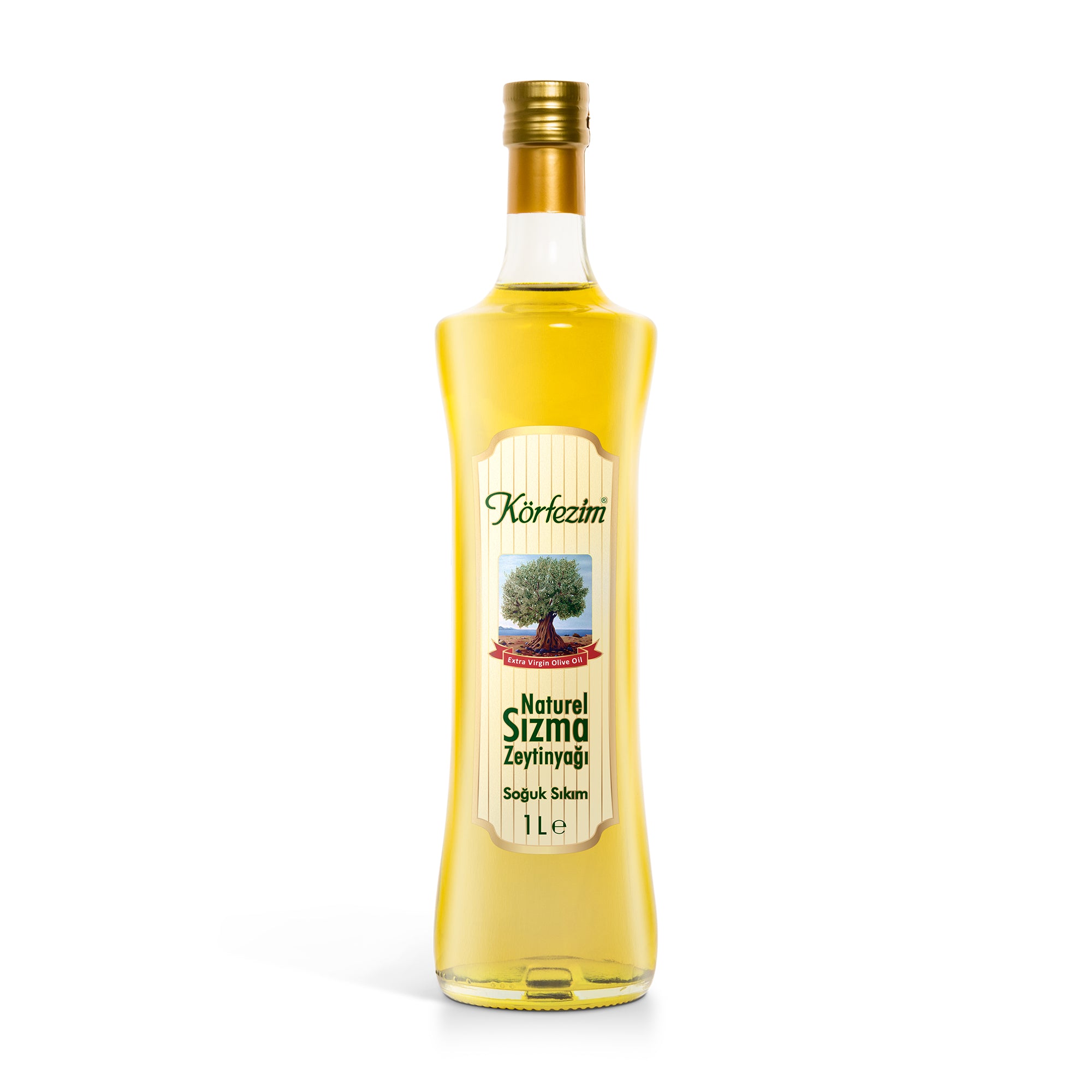 Körfezim Naturel Sızma Soğuk Sıkım Zeytinyağı - 1 Lt