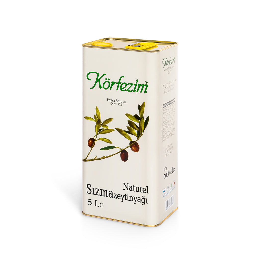 Körfezim Naturel Sızma Soğuk Sıkım Zeytinyağı - 5 Lt