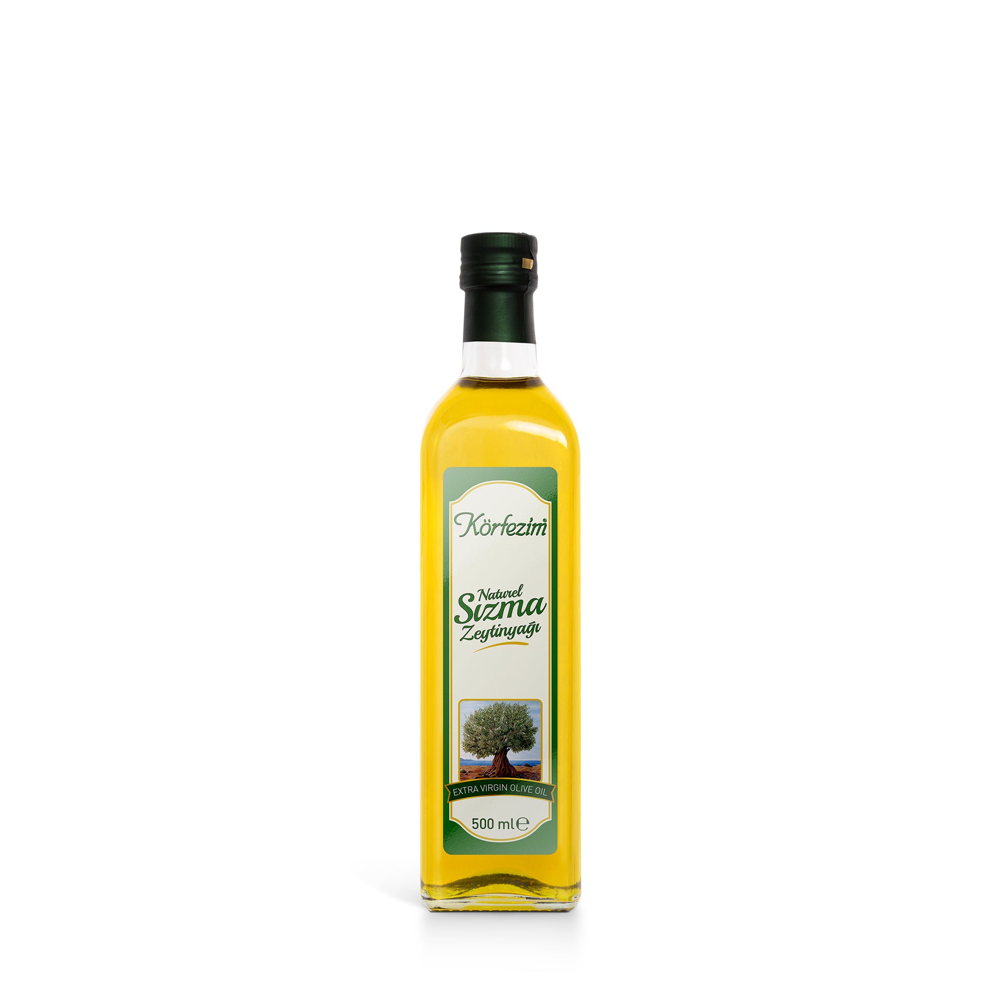 Körfezim Naturel Sızma Soğuk Sıkım Zeytinyağı Marasca Şişe - 500 ML